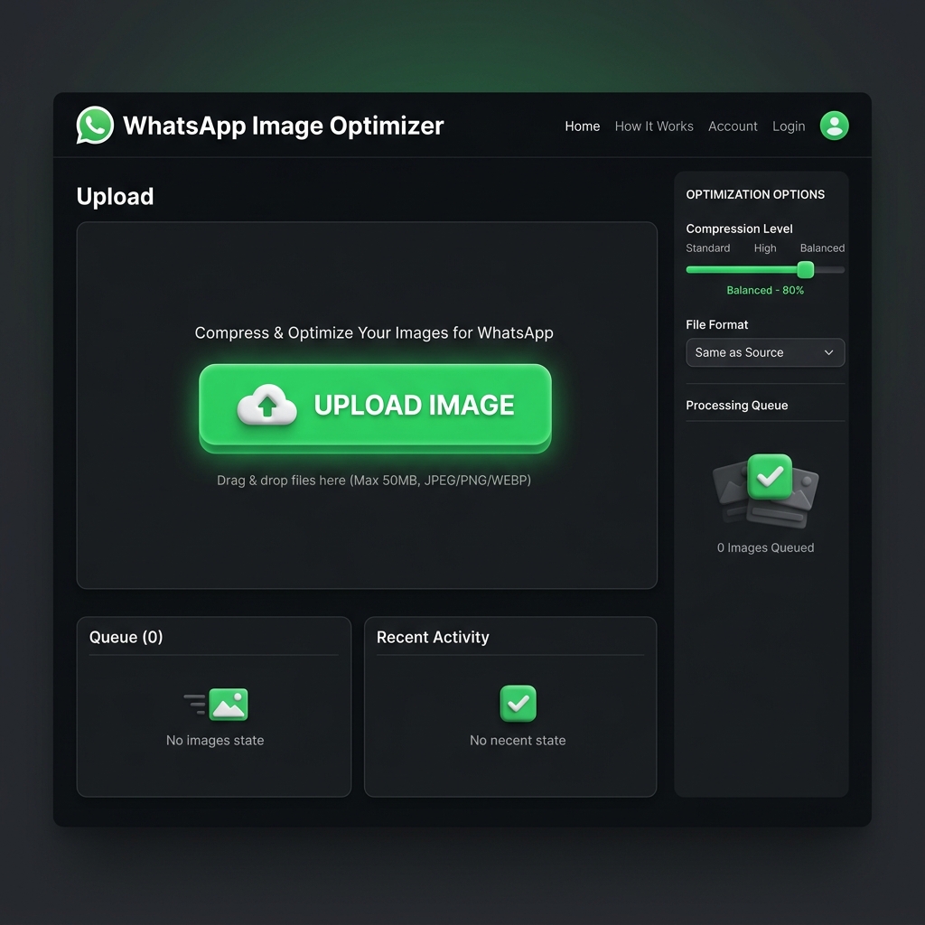 Compress Image for WhatsApp Free - Fix "File Too Large"
