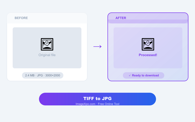 TIFF to JPG Converter Free Online — Compress Large TIFF Files — Quality of the result