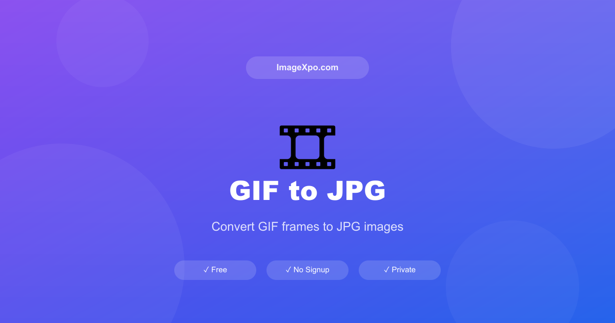 Free GIF to JPG Converter - Extract Frame to Photo — Free Online Tool