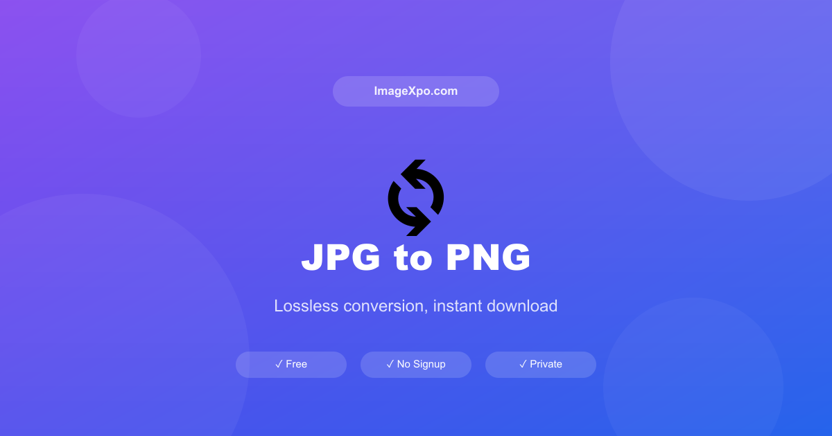 JPG to PNG Converter Free Online - Lossless Transformation — Free Online Tool