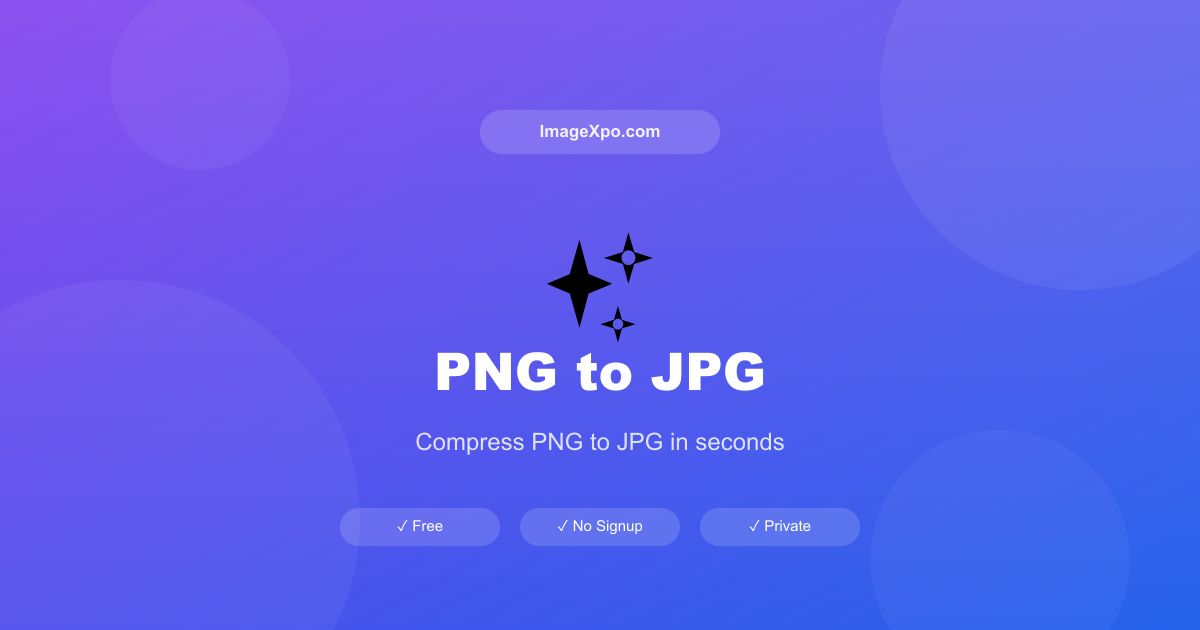 PNG to JPG Converter Free Online - Shrink Files for Web — Free Online Tool